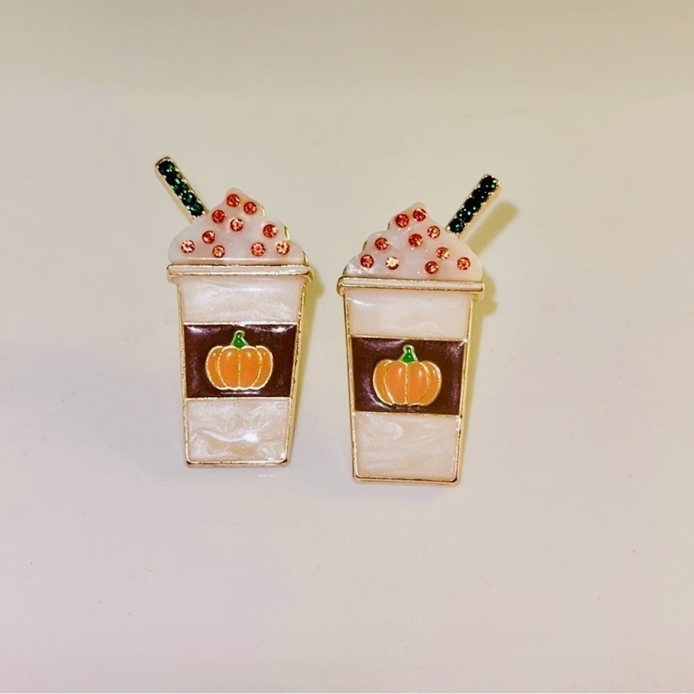 SUGARFIX BY BAUBLEBAR PUMPKIN SPICE LATTE EARRINGS